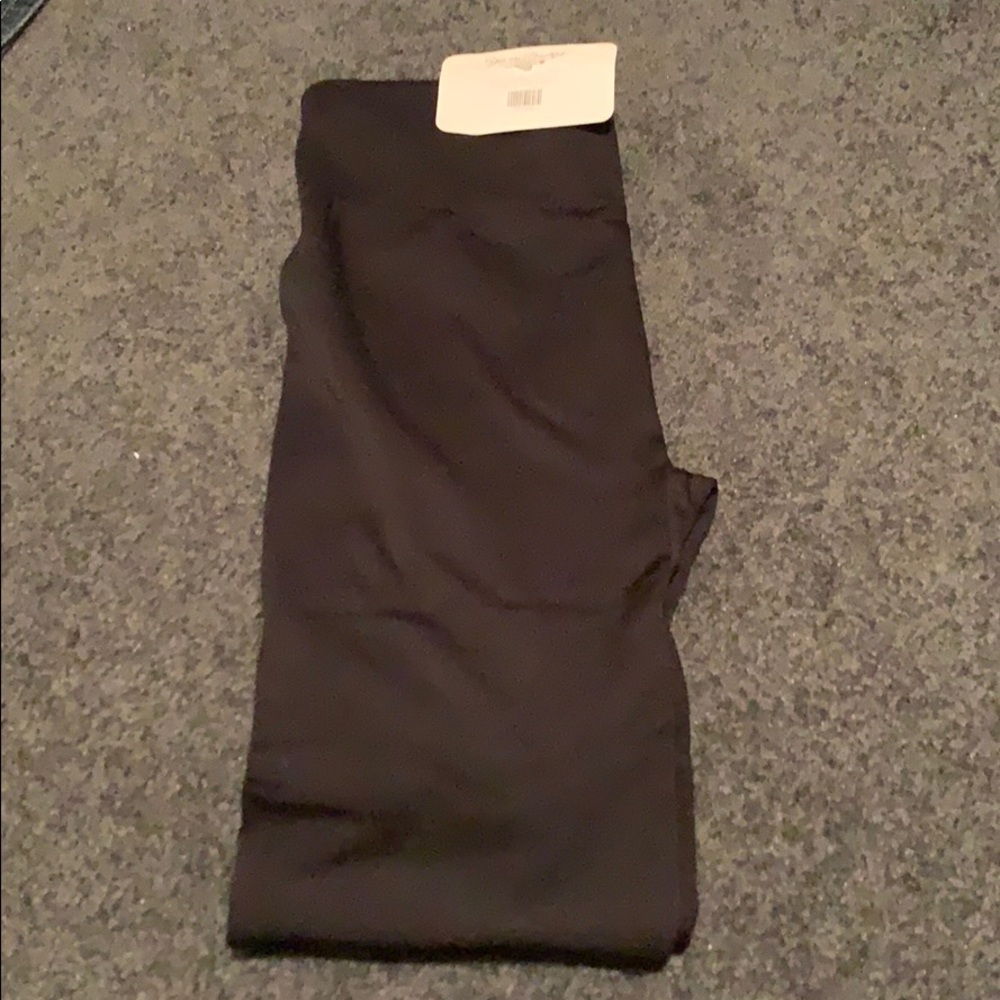 Black Fleece Lined Leggings